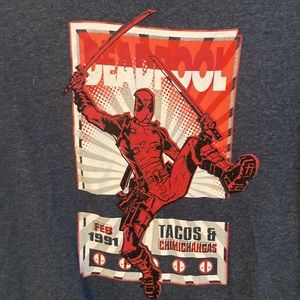 Deadpool Tacos & Chimichangas T-Shirt Size XL